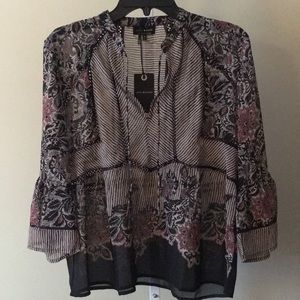 Lucky Brand Bell Sleeve Top